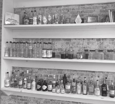 Different combinations of drinks made at Wanderfolk Spirits.