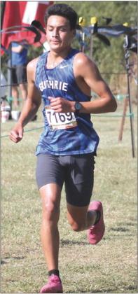 Beckett Terry on the course at Edmond Santa Fe on September 23.