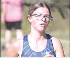 Kamryn Boller on the way to a fourth place finish.