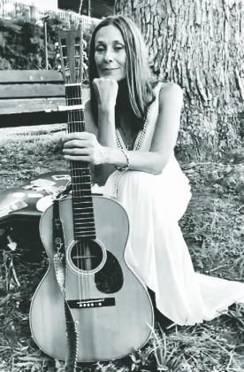 Singer Song writer Monica Taylor, host of the Cimarron Breeze Concert Series in Perkins, OK.