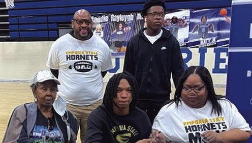 Nate Benford signs with Emporia State.