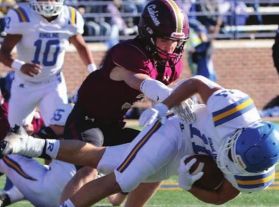 Max Brown with key tackle