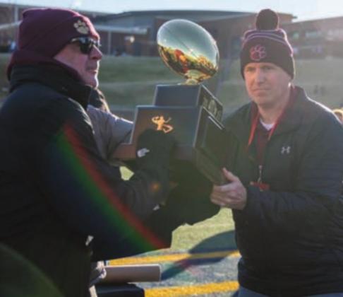 Trophy presentation Photo by Brad Stone