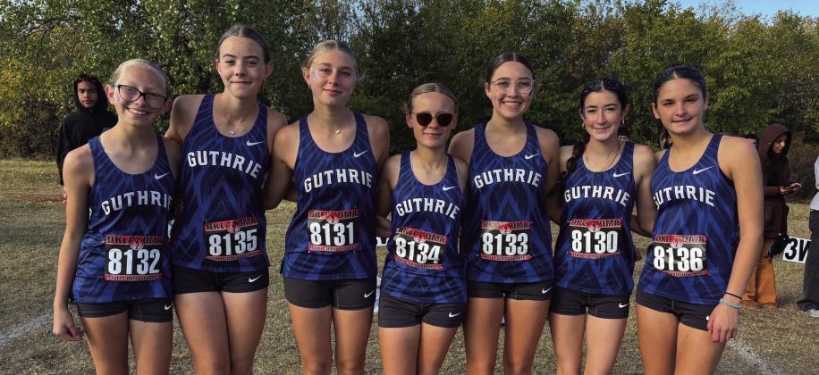Guthrie’s cross country team earned a seventh-place finish at the Class 5A state meet, marking another solid performance for the Bluejays.