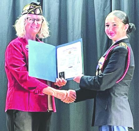 Commander Kim Vincent and Zakeria Horne
