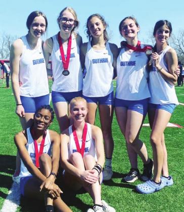 Guthrie relay teams at Catossa.