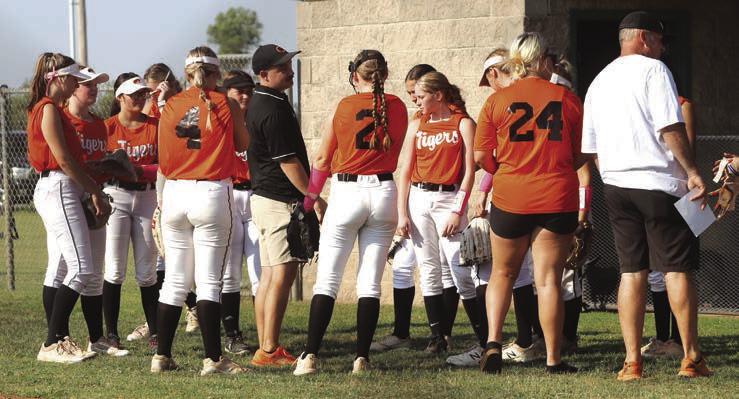 Crescent team huddle.