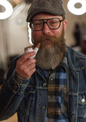Beard and Moustache contest winner, Ricky Nimmo.