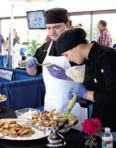 Interactive booths and demonstrations were set up campus-wide to allow visitors to experience all Meridian has to offer.