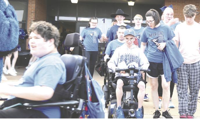 Special Olympians send off at GHS 1.