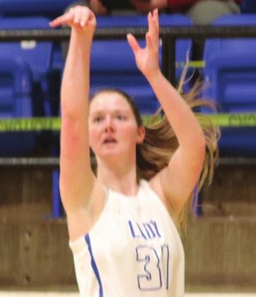 Guthrie senior Kyra Wheeler in action last season returns for final year