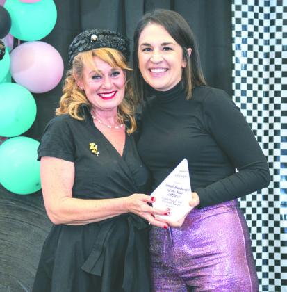 Ladybug Lane Flower Farm received Small Business of the Year honors during the Guthrie Chamber of Commerce Chamber Investor Banquet. The business was recognized for its growth, community support and dedication to local agriculture. Photo by Shelton's Photography