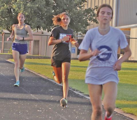 GHS Girls mile night.