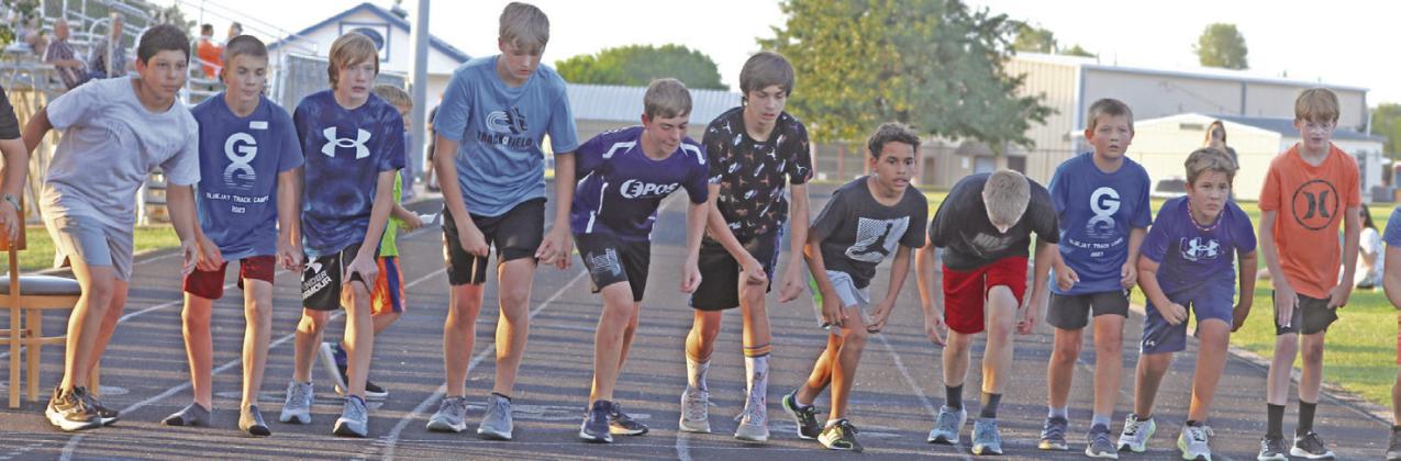 Junior High Boys at Guthrie Mile Night.