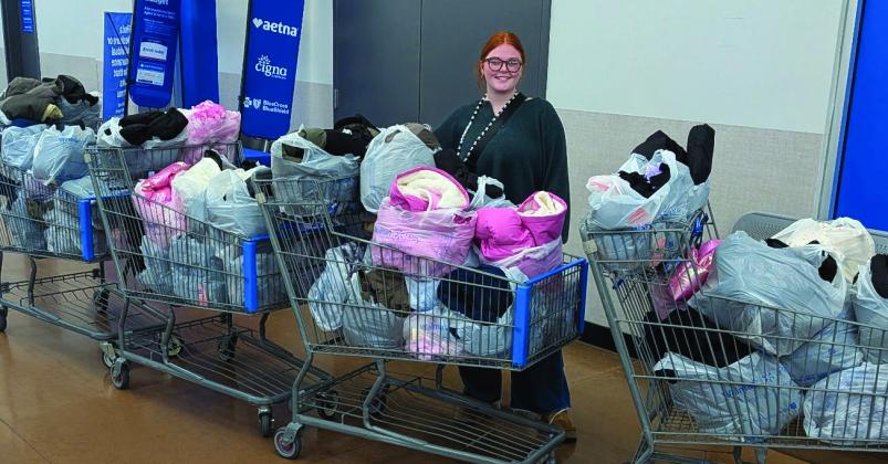 Kiwanis volunteers and school counselors shopped last week for the final group of more than 200 Guthrie students as part of the Coats for Kids program, completing preparations for 2025.