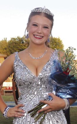 Guthrie Homecoming Queen Mollie Throckmorton. Photo by Mike Monahan