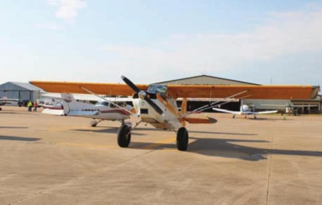 Plane at Guthrie-Edmond Regional Airport
