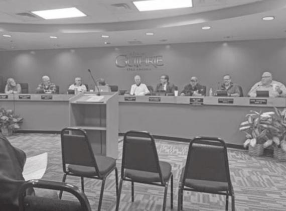 Guthrie City Council during Nov. 2 meeting