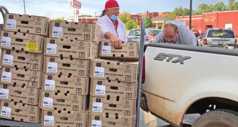 The trucks will be out at St. Mary’s on Saturday night from 4 p.m. to 5:30 p.m. and on Sunday from 10 a.m. to 12 p.m. to collect turkeys.