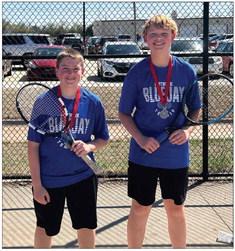 Trenton Edberg and Drake Shelton placed 2nd at 1 doubles!