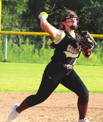 Cashion third baseman Lindsay throws out Coyle runner