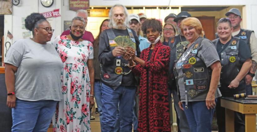 Territorial Riders donated $1,400 to this year’s General Daniels Thanksgiving Dinner.