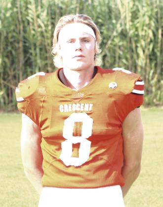 Crescent reciever and running back Tanner Rice.