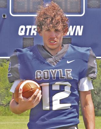 Coyle running back John Tarbox.