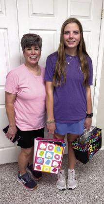 Addison Moore-Rainbow Worthy Advisor With Kathy Hudson- Hands of Jesus Coordinator. Photo submitted.