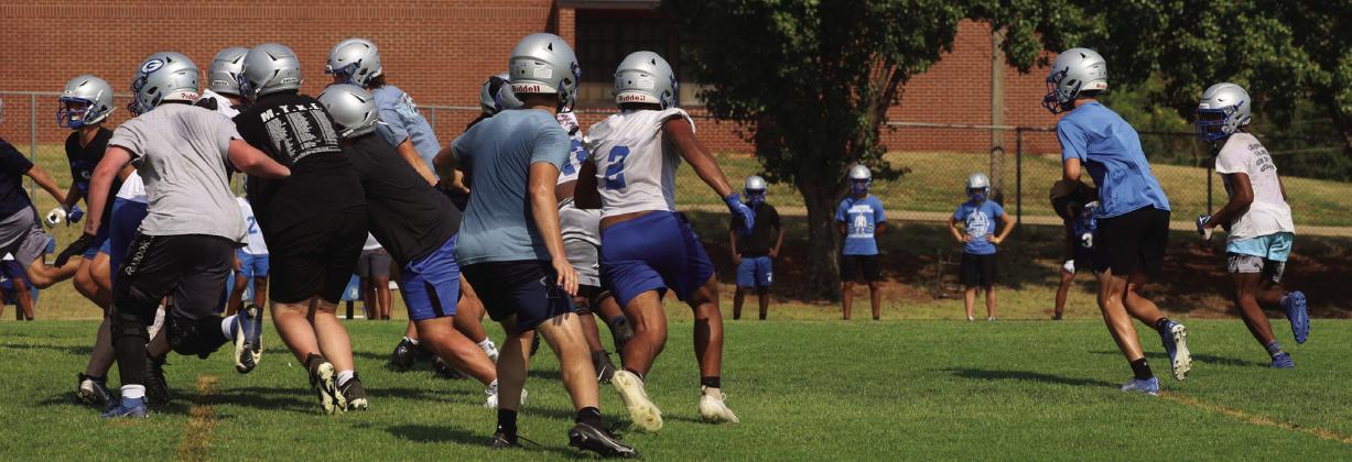 GHS offense sweep right.