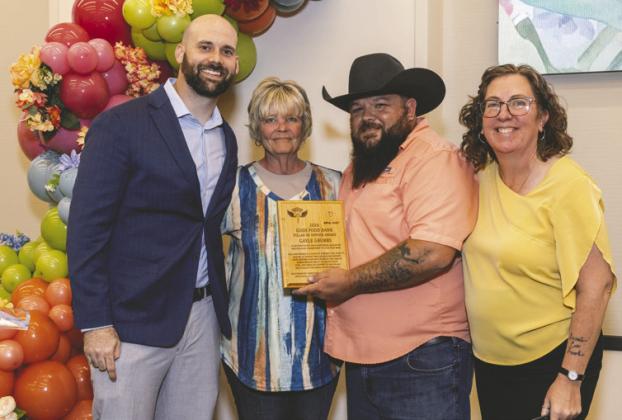 Gayle Grubbs was awarded the Pillar of Service Award for years of dependable leadership and unwavering community involvement. Photo by Snappy Goode of Snap Media