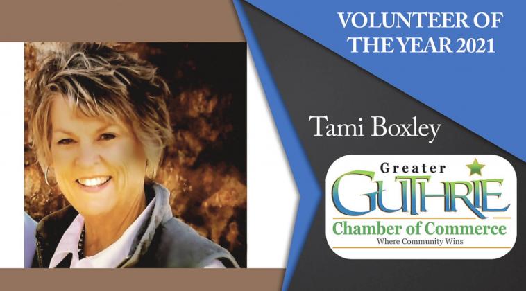 Tami Boxley Volunteer of Year.