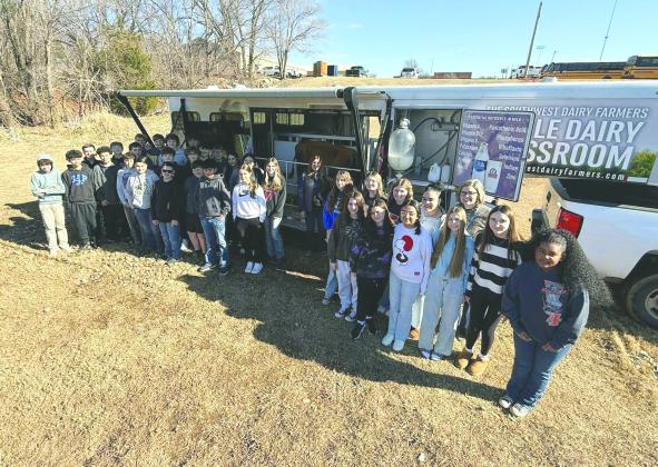 Guthrie FFA students. Photo submitted