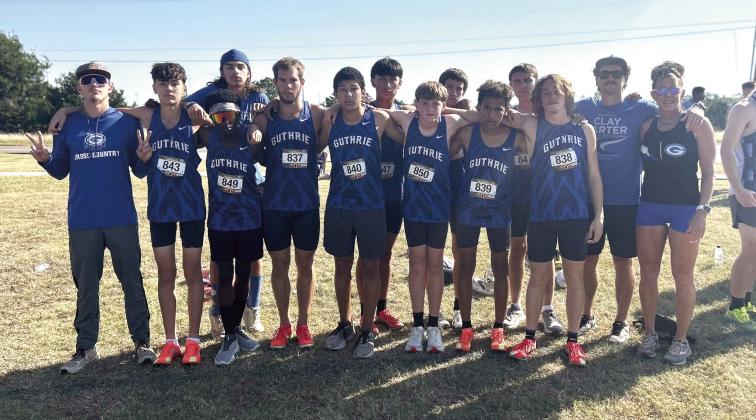 Guthrie Boys Cross Country. Photo Submitted