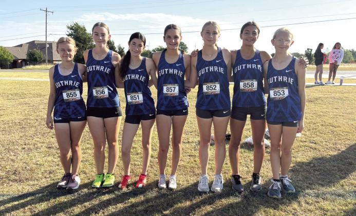 Guthrie Girls Cross Country. Photo Submitted