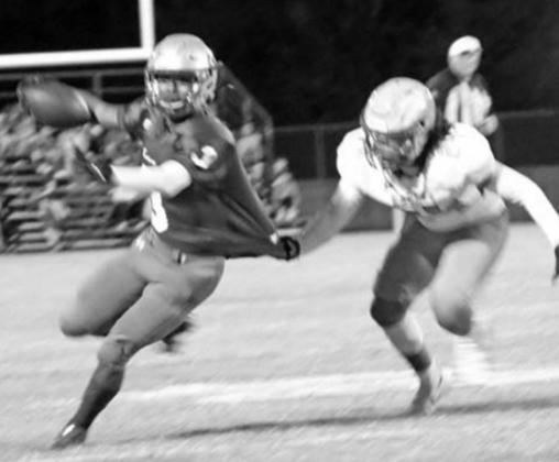 Guthrie’s Tyrin Eaton with the catch