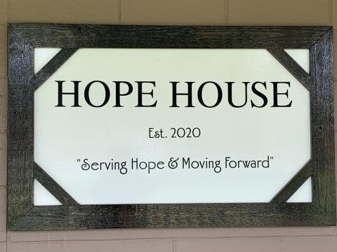 June 1 marked the Hope House's one year anniversary. 
