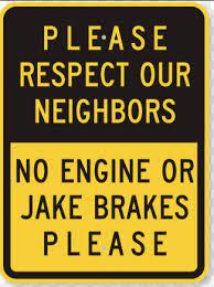 No Jake Brakes