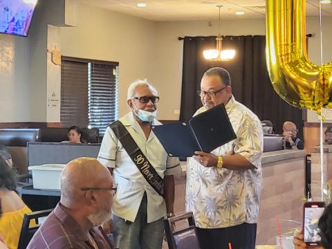Deacon Allen and Ray Johnson