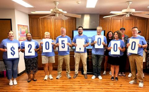 Brittany Timmons, Michelle Chapple, Linda Miller, Jed Waggoner, Tyler Calvert, Ronnie Fields, Dana Hornbeck & Chris Evans. Photo Submitted.