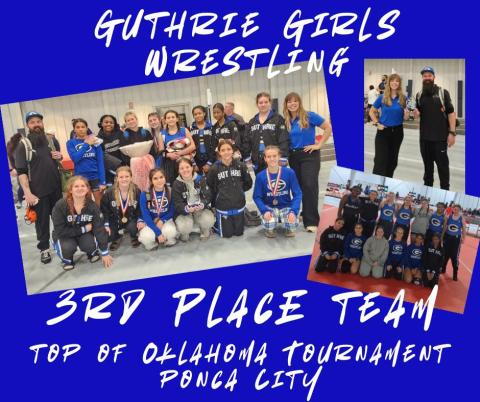 Guthrie's Girls Wrestling Team. Photo submitted