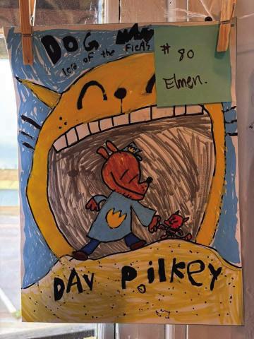 Elementary School Winner: Daxton Gerner, for Dog Man: Lord of the Fleas