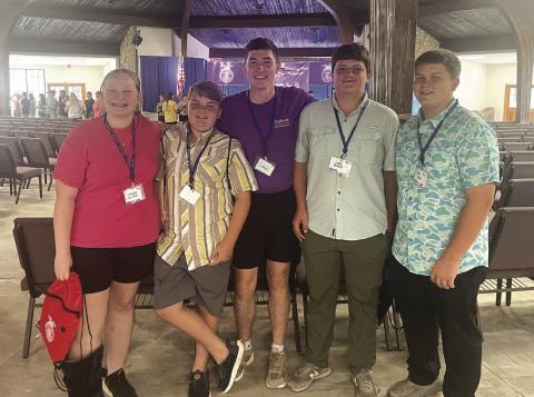 Braylea Lawson, Lane Brown, Fletcher Inman and Jace Taylor represented Mulhall-Orlando FFA at the second session of the Oklahoma FFA Alumni Leadership Camp. The four-day experience focused on leadership development, team building and personal growth alongside fellow FFA members from across the state. Submitted by Kilee Blehm, Mulhall-Orlando FFA Reporter