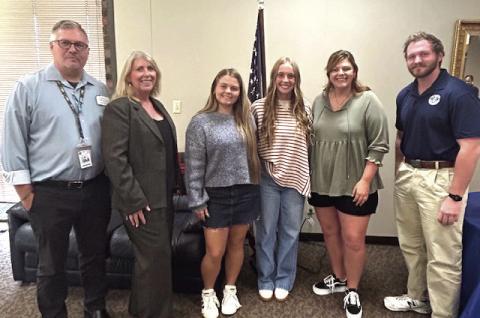 Terry Moore, Karen Steed, Saylor Hamilton, Codi Hibbs, Coy McPeek and Marlon Banner.