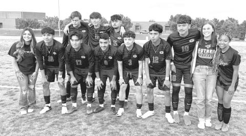 Pictured above, GHS soccer seniors: Mariella Cruz, Joshue Cervantes, Abraham Chavez, Brayhan Guiterrez, Oscar Ayala, Ivan Velasco, Miguel Rodriguez, Josh Salee, Carlos Hernandez, George Moreno, Lucia Rain Porter, and Honesty Miller