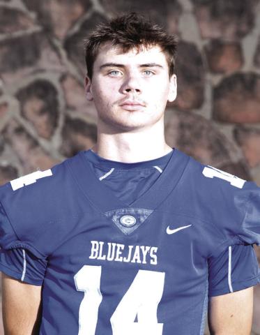 Senior Guthrie Quarterback Daelon Rice. Photo by Brent Fuchs.