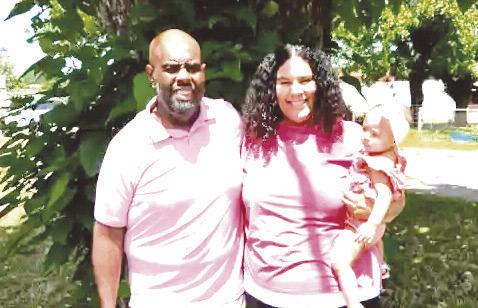 Ed Stevenson with daughter Kaitlyn, and Kaitlyn's infant daughter. Photo Submitted