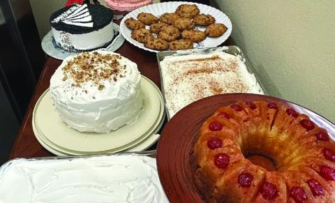 Dessert entries in the Bake Off