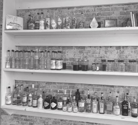 Different combinations of drinks made at Wanderfolk Spirits.