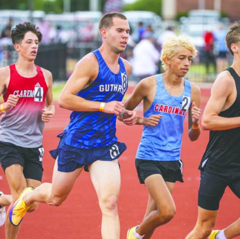 Guthrie’s Isaiah Blevins. Photo by Brent Fuchs.